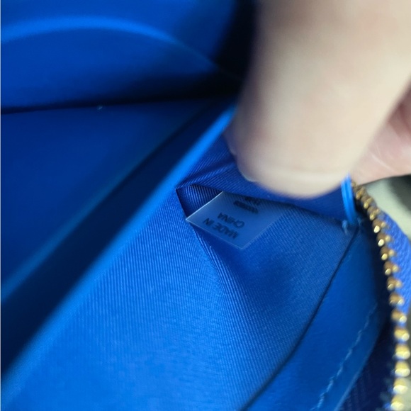 Tory Burch Fleming Blue Wallet Crossbody Bag - Picture 4 of 4